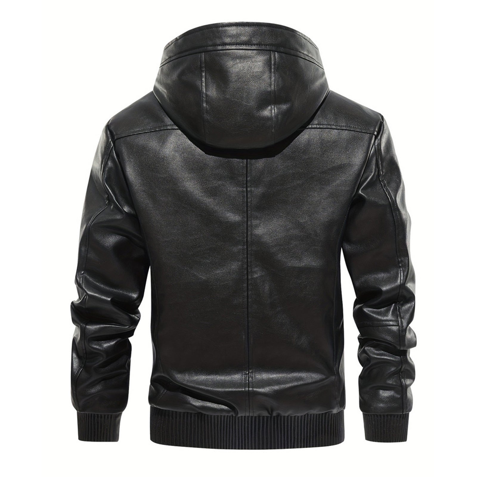 INVACHI Faux Leather Jacket