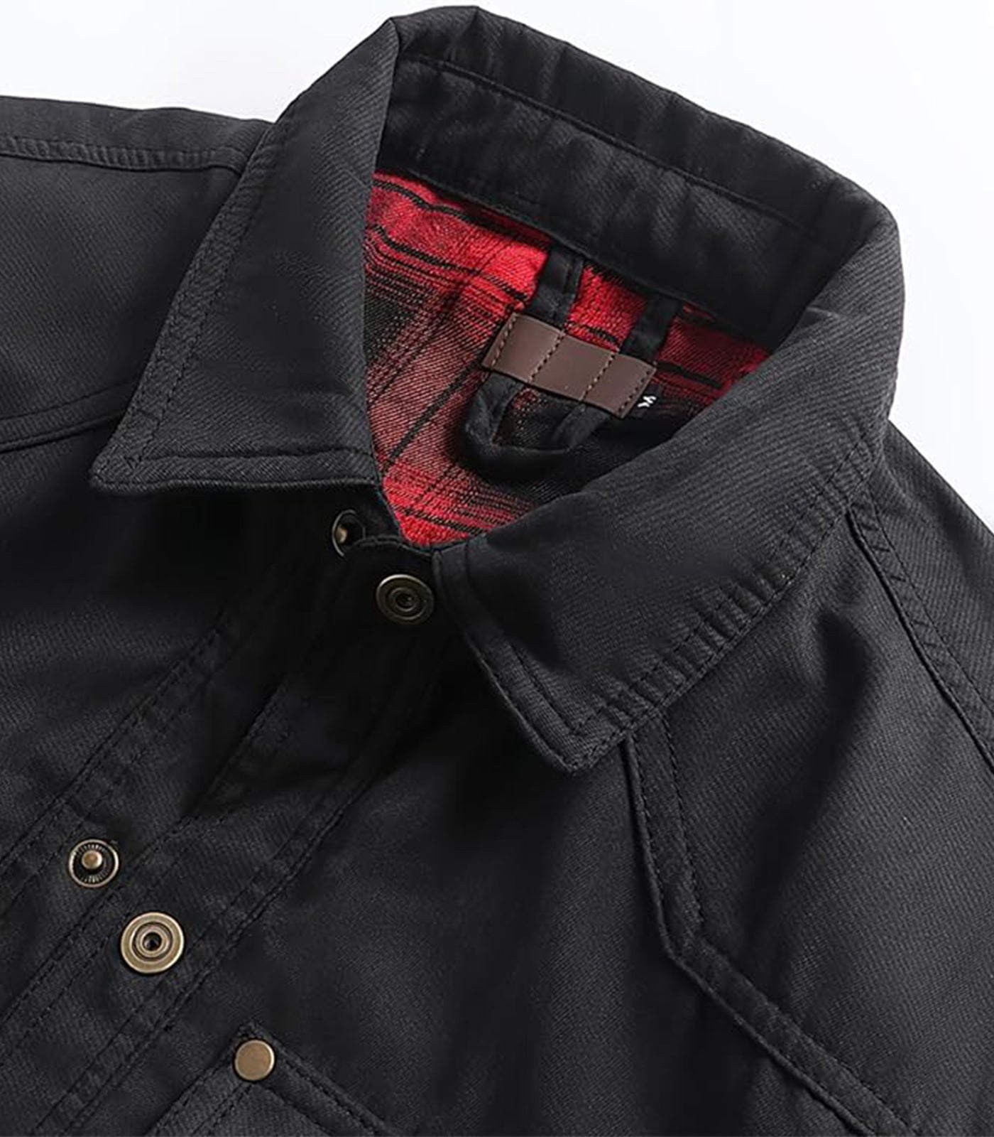 INVACHI Plaid Shirt Jacket